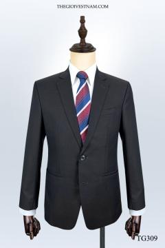 Bộ suit xám nâu hai nút TGS309